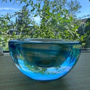 Kosta boda Swedish art glass/ tea light candle holder